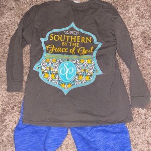 Simply southern shirt and sweat pants